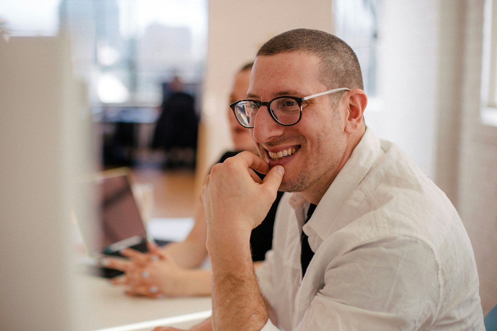 Photo by Jason Goodman man smiling in room