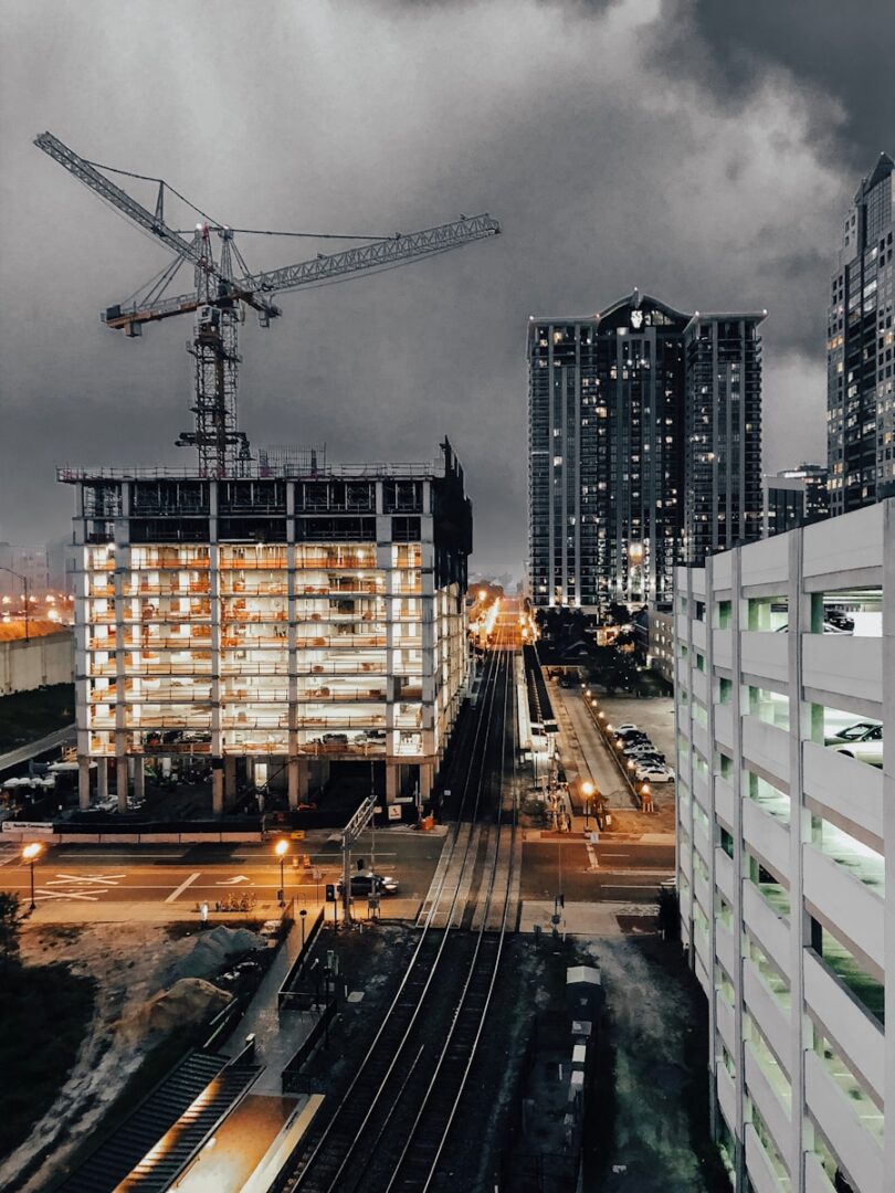 Photo by Nathan Waters in progress building structure